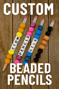 Beaded pencils